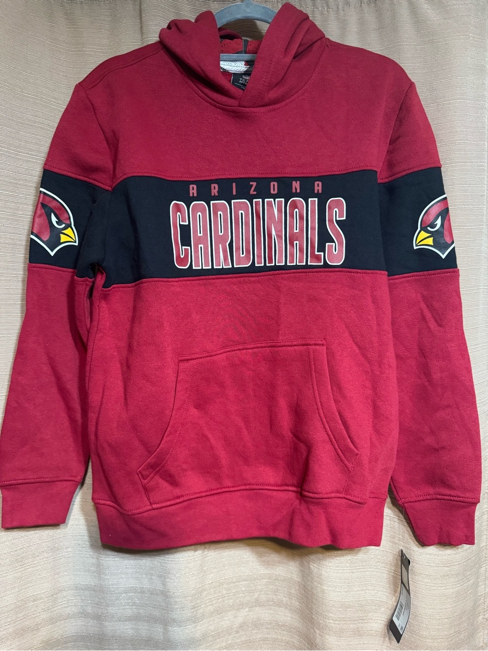 NFL Arizona Cardinals Hoodie youth Large NWT